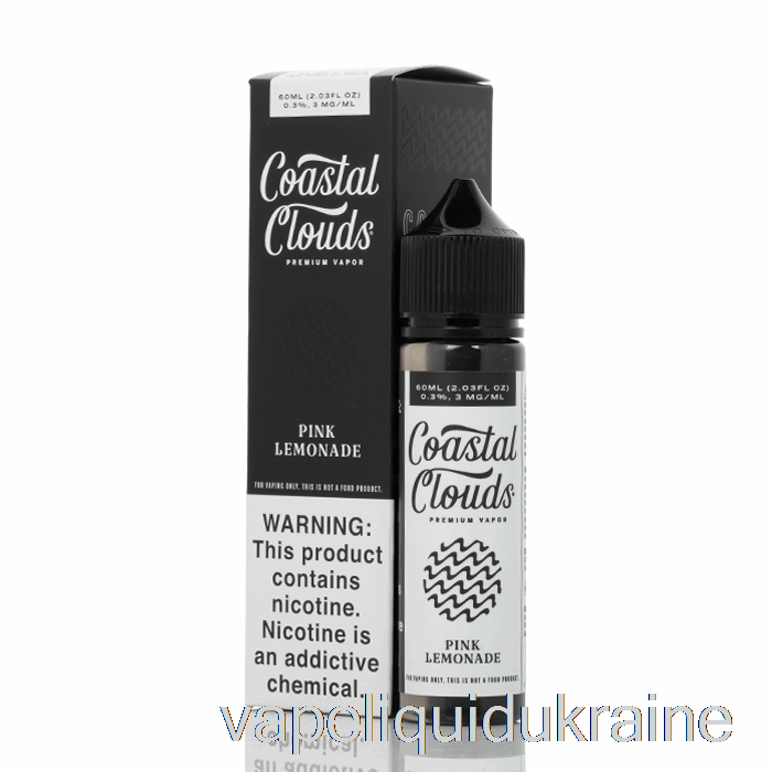 Vape Ukraine Pink Lemonade - Coastal Clouds Co. - 60mL 0mg